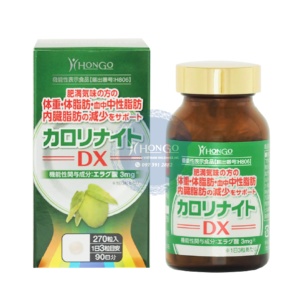 Viên uống giảm cân tự nhiên CALORINIGHT DX (270 viên nén)