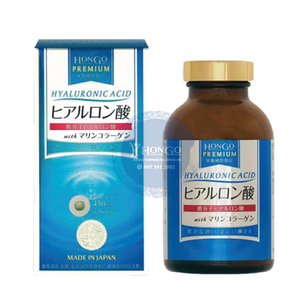 [Giảm nếp nhăn và Cấp ẩm cho da] HYALURONIC ACID (450 viên nén)